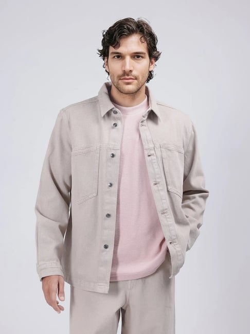 Rare Rabbit Beige Oversized Fit Solid Jacket-picture-33