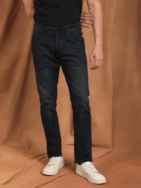 Rare Rabbit Blue Slim Fit Fit Solid Jeans-picture-46