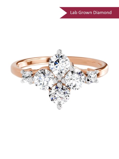 Rose Gold Yellow Gold Diamond Rings For Sale Sparkles 14k (585