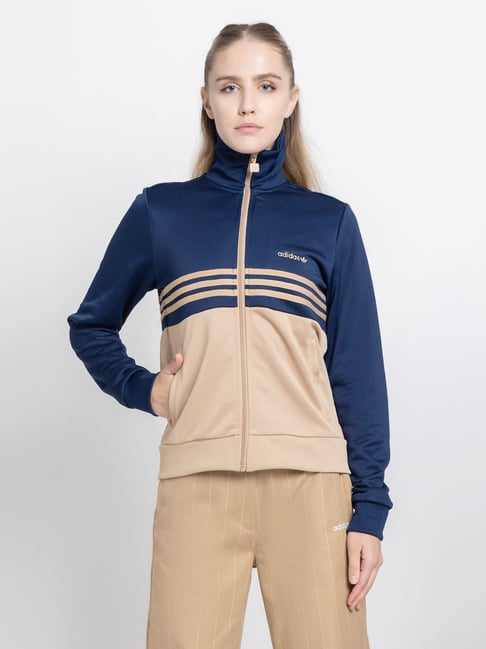 Adidas Originals Blue 3S Track Jacket Track Jacket-image-41