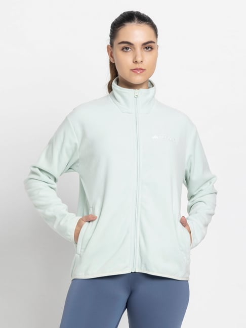 adidas Green W MT ESS FZ FL Jacket