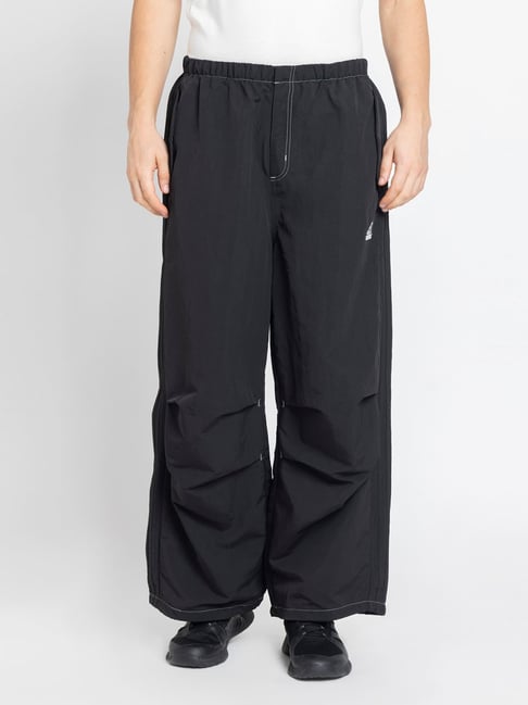 Adidas Originals Black PARACHUTE Trackpants-picture-44
