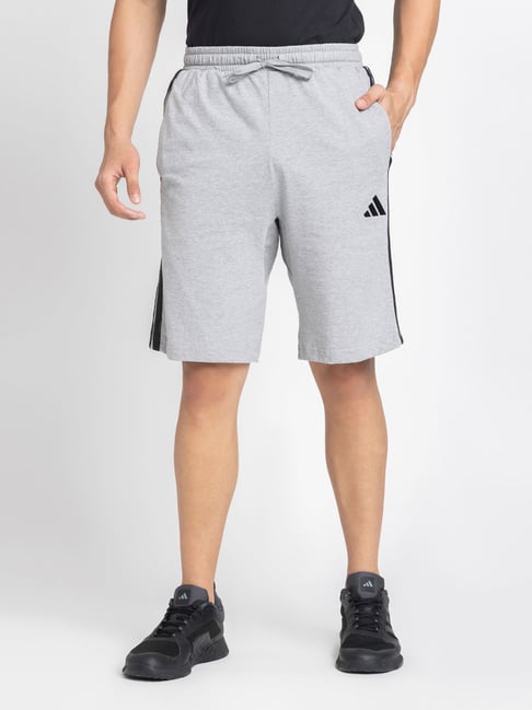 adidas Grey M 3S SJ 10 SHO Shorts-picture-17