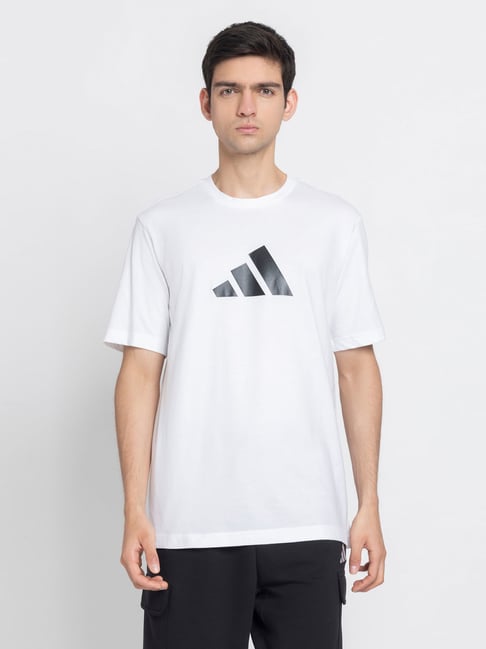 adidas White M FI 3BAR T-Shirt-picture-17