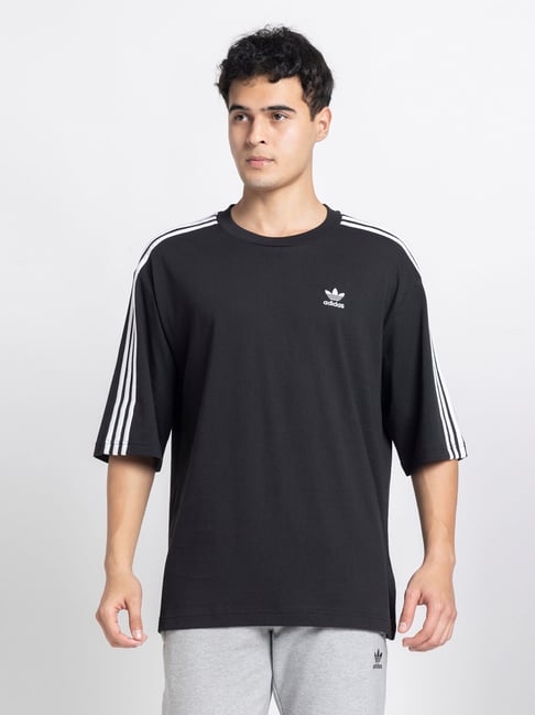 Adidas Originals Black OVERSIZE T-Shirt-picture-39