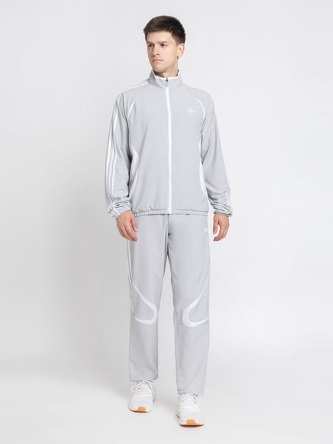 Buy Adidas Originals Grey TEAMGEIST TT Track Jacket Online