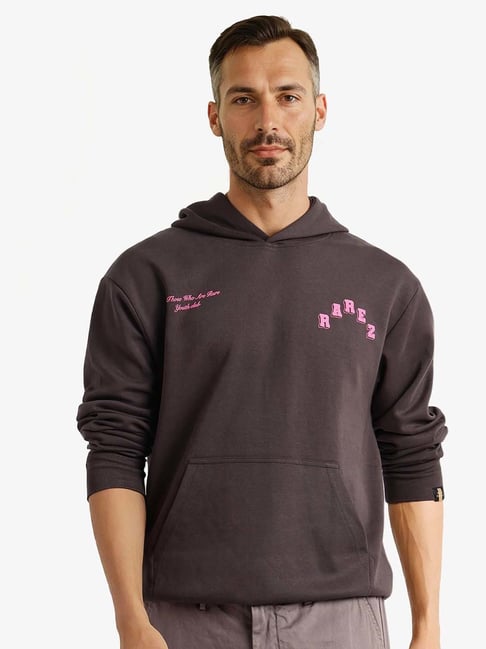 Rare Rabbit Grey Regular Fit Graphic Sweatshirt-image-37