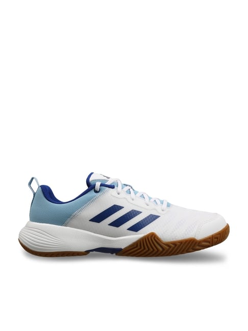adidas Unisex INDOOR REEL White Indoor Court Shoes