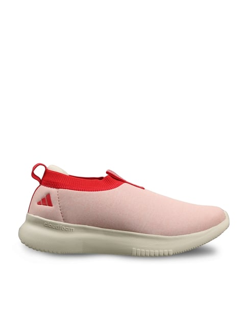 adidas Women's CushOn W White & Red Walking Shoes-picture-24