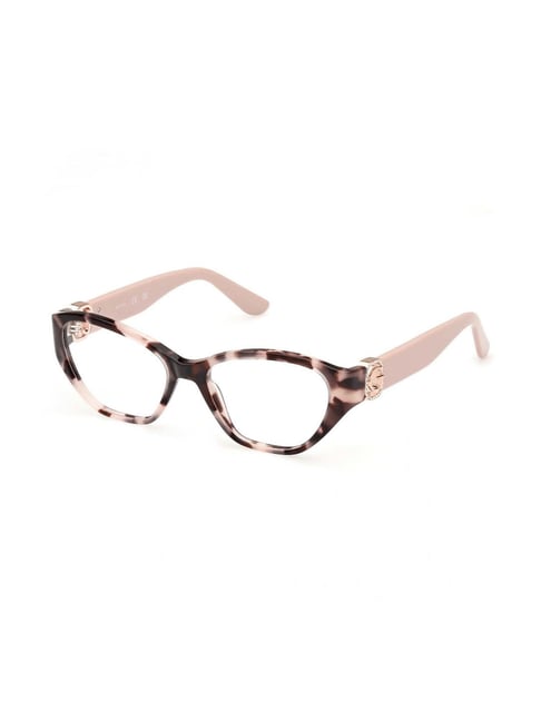 Guess GU5011951055FR Brown Cat Eye Eyewear Frames for Women