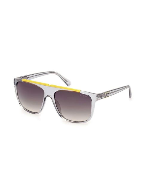 Guess GUS001235820BSG Grey UV Protected Aviator Sunglasses for Men-picture-19