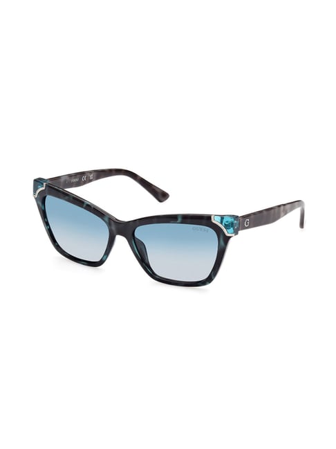 Guess Blue UV Protected Cat Eye Sunglasses for Women GUS78405789WSG-picture-11