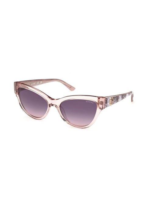 Guess GUS001125657ZSG Grey UV Protected Cat Eye Sunglasses for Women