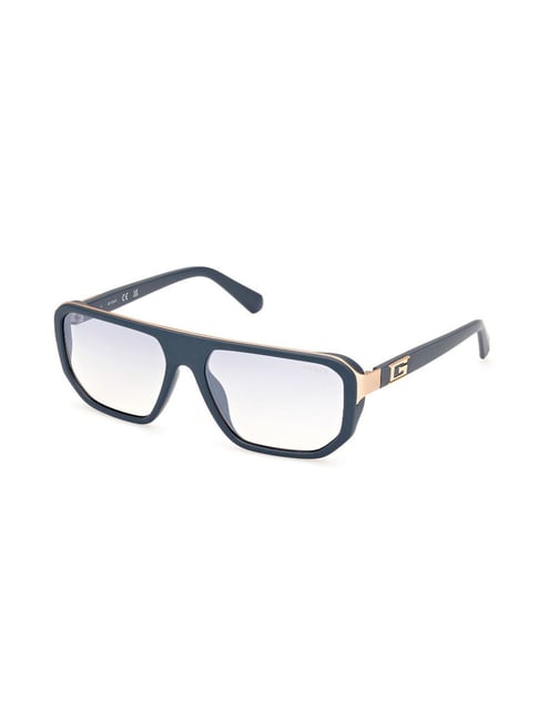 Guess GUS001245920CSG Grey UV Protected Aviator Sunglasses for Men