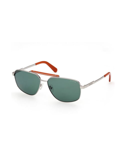 Guess GUS000546108NSG Green UV Protected Aviator Sunglasses for Men