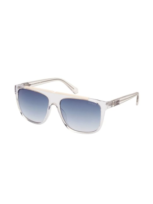 Guess GUS001235826WSG Blue UV Protected Aviator Sunglasses for Men-picture-20