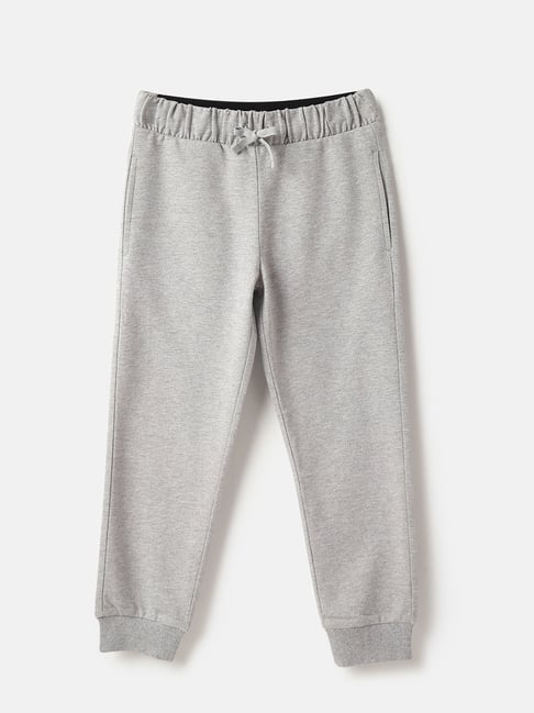 United Colors of Benetton Boys Grey Solid Regular Fit Track Pants-picture-33