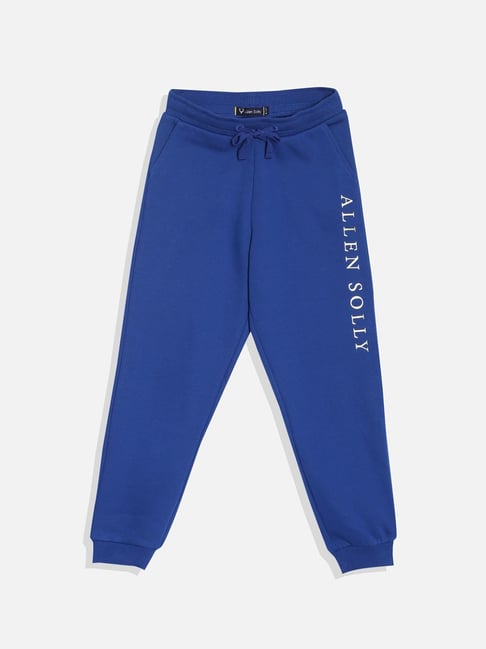 Allen Solly Kids Blue Logo Regular Fit Trackpants-picture-35
