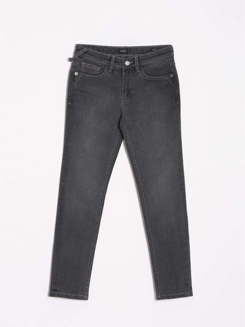 Allen Solly Kids Grey Skinny Fit Jeans-picture-40