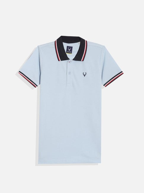 Allen Solly Kids Blue Regular Fit Polo T-Shirt-picture-18