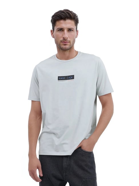 Rare Rabbit Green Regular Fit Graphic T-Shirt-picture-36