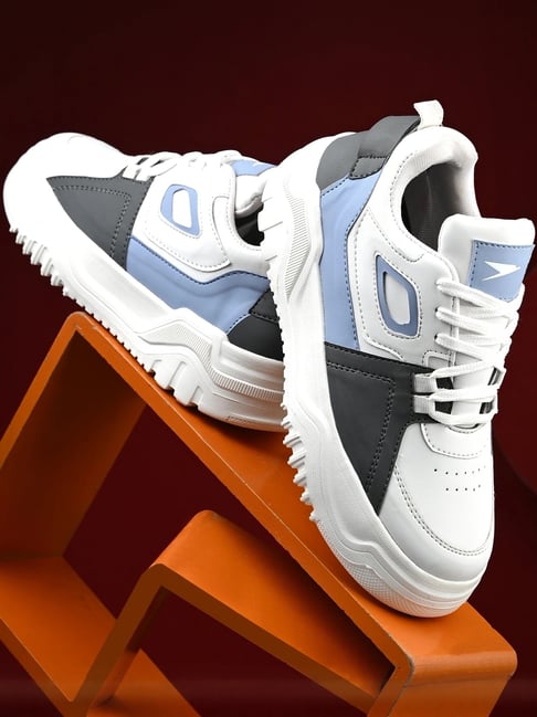 hoversoul Hoversole Men's Reno White Sky Chunky Sneakers-picture-26