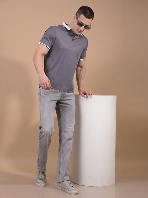 Shirt Front And Back Shirt Template Black And Grey Polo Shirt