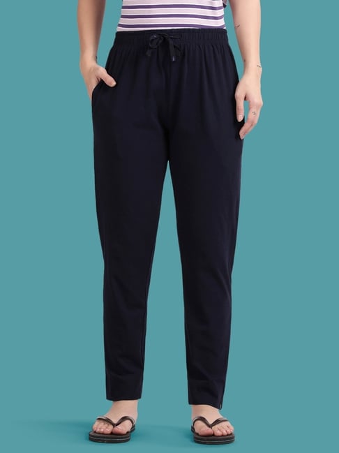 TWIN BIRDS Deep Navy Solid Night Pants