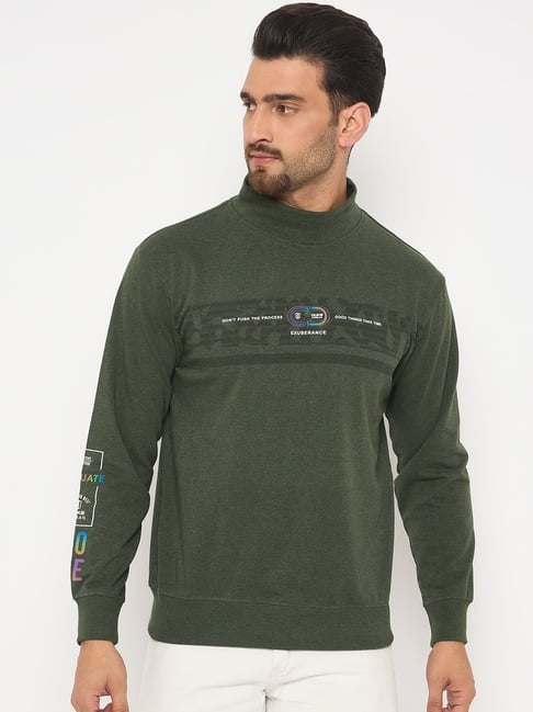 Duke Olive Regular Fit Sweatshirt-picture-22