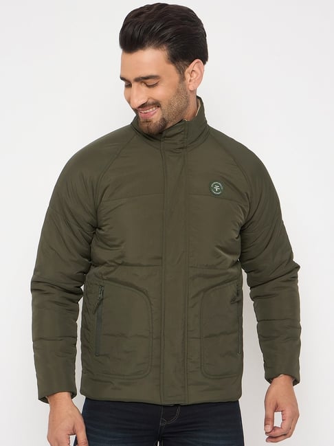 Duke Bottle Green Regular Fit Reversible Jacket-picture-46