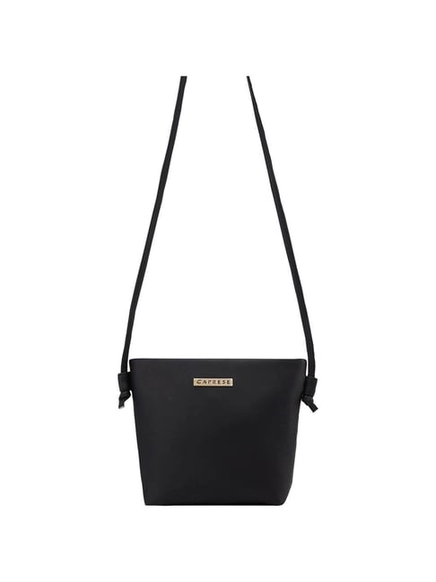 Caprese Black Juno Small Cross Body Bag
