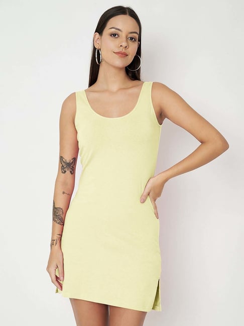 Brinns Yellow Fitted Camisole