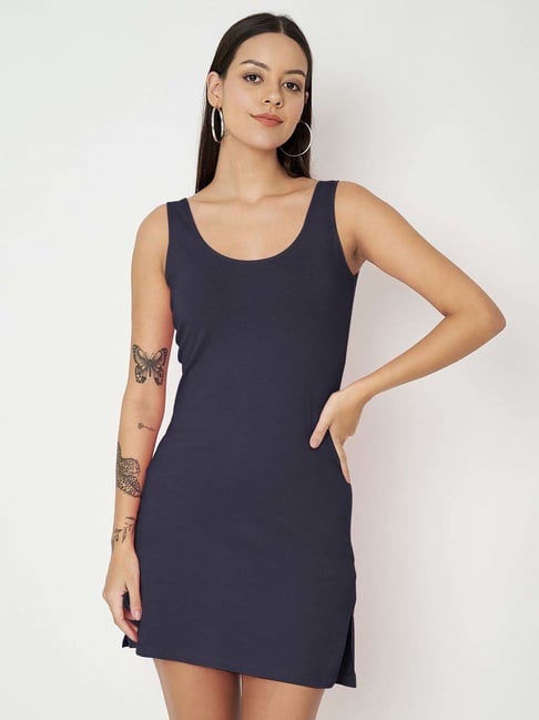 Brinns Navy Blue Fitted Camisole