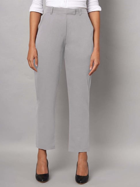 Brinns Grey Regular Fit Trousers