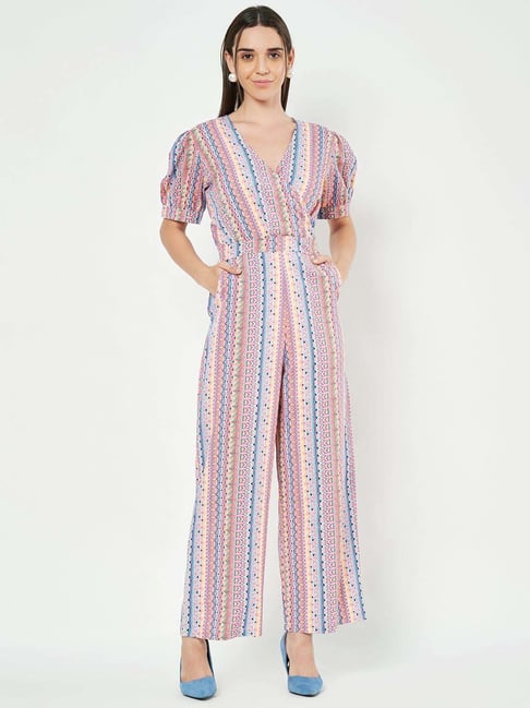 Brinns Multicolor Regular Fit Printed Jumpsuit