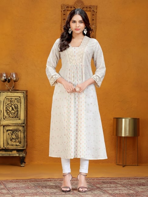 Cotton Culture White Kurta-picture-17
