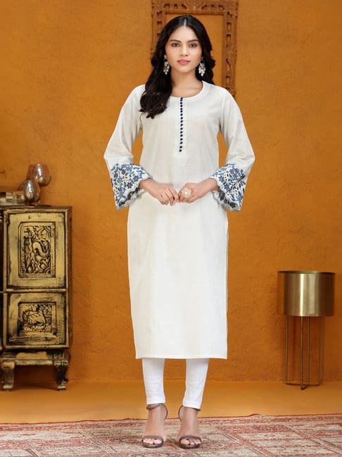 Cotton Culture White Kurta-picture-18