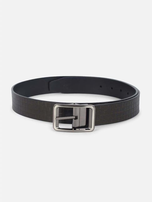 Allen Solly Black Leather Reversible Belt