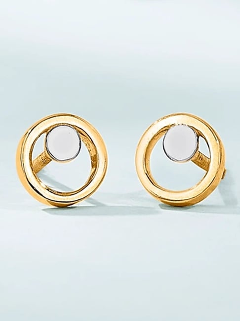 P.N.Gadgil Jewellers Pearl Sync 22kt Yellow Gold Stud Earring For Woman-image-18