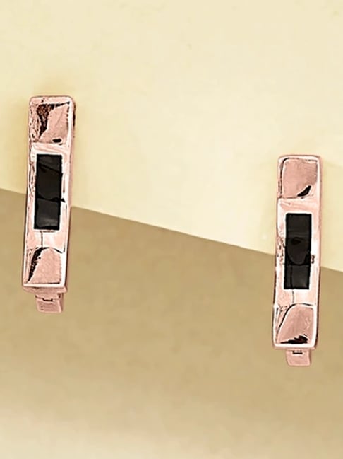 P.N.Gadgil Jewellers Vetra Glow 18kt Rose Gold Hoops & Huggies Gold Earring For Woman-image-13