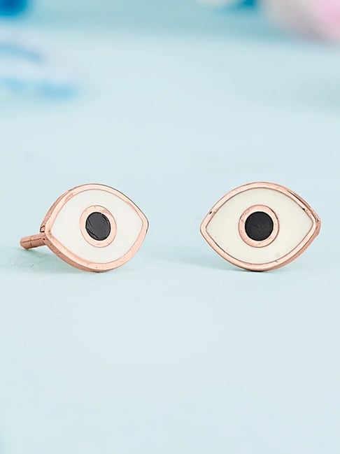 litestyle by png P.N.Gadgil Jewellers Twinkle Eyes 18kt Rose Gold Stud Gold Earring For Kids-picture-30