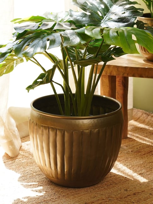 Pure Home and Living Bronze Aluminium Planter (Large)-picture-44