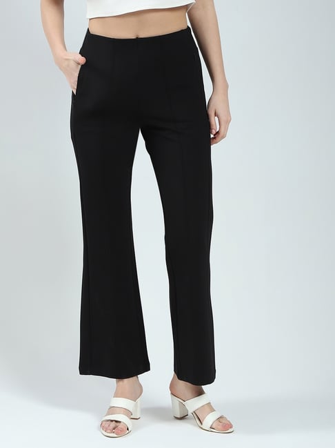 Monte Carlo Black Viscose Solid Jeggings-image-21