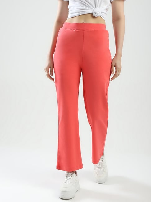 monte carlo Rock.It Coral Cotton Blend Solid Lowers-picture-21