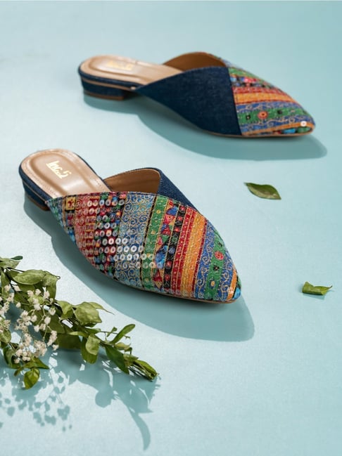 Inc.5 Women's Navy Mule Shoes-picture-36