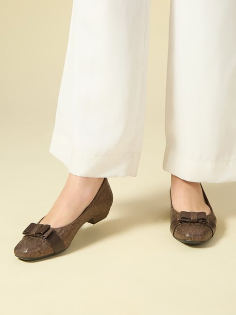 Women's Brown Flat Ballets