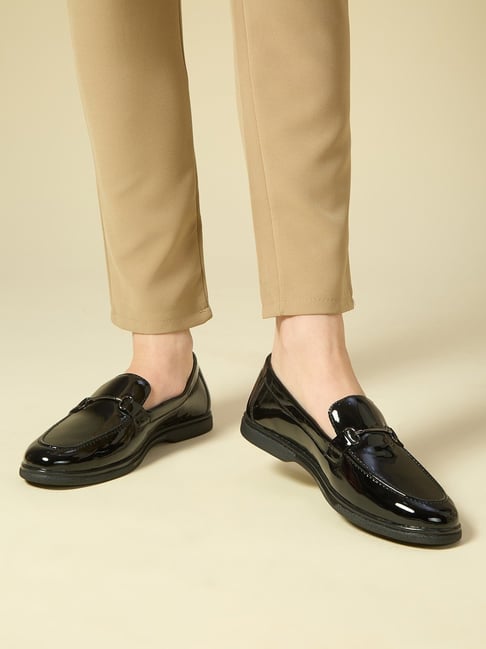 Women's Black Formal Loafers