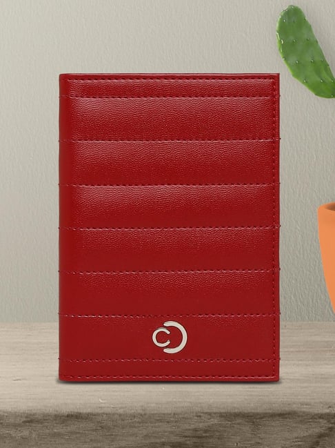 Caprese Avery Red Passport Case