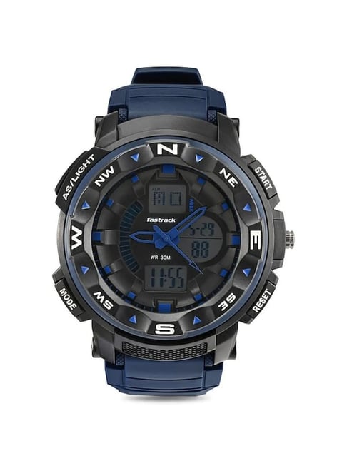 Fastrack Ana Digi 38076PP05W Analog Digital Watch