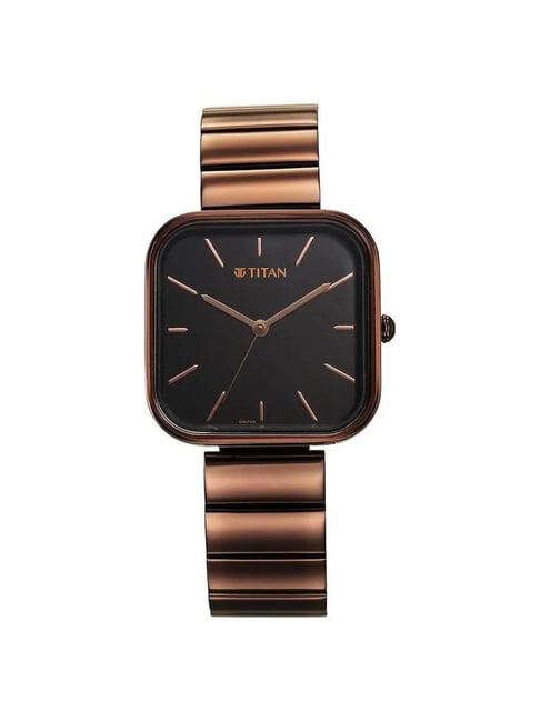 Titan 2715QM01F Purple Stackables Analog Watch with Bracelet for Women